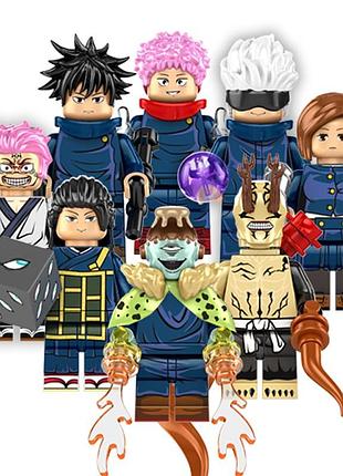 Набор фигурки человечки naruto наруто аниме 8 штук