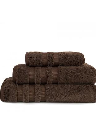 Полотенце махровое irya 50х90 river коричневый