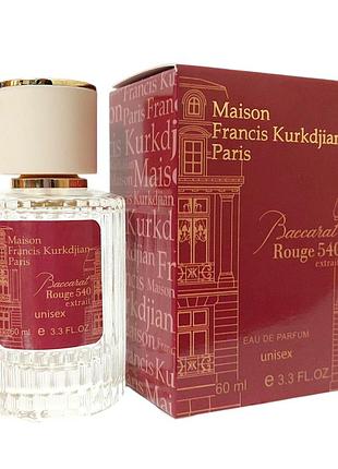 Духи унісекс maison francis kurkdjian baccarat rouge 540 extrait 60 мл. (мезон франсис куркджан бакарат 540 екстракт)