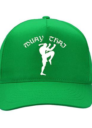 Кепка бейсболка муай тай muay thai (k020) зеленая