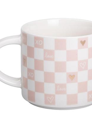 Кружка фарфоровая 350 (мл) для кофе и чая rx-n240126wp