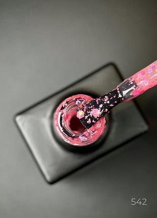 Гель-лак для ногтей с конфетти designer confetti №542, 9 мл