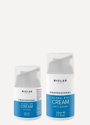 Крем с трипептидом для орбитальной зоны global eye cream biolab estetic, 50 мл
