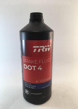 Жидкость тормозная trw brake fluid dot4 1l, pfb401