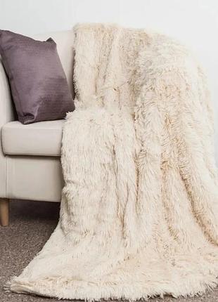 Плед евро colorful home "травка" 220 х 240 см (40528) пудровый