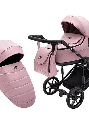 Коляска 2 в 1 adamex locco tip tk-24 розовый