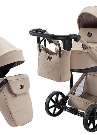 Коляска 2 в 1 adamex dolce natura 14 sand