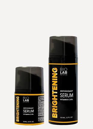 Антиоксидантна сироватка з вітаміном с antioxidant vitamin c 8% serum biolab estetic, 100 мл