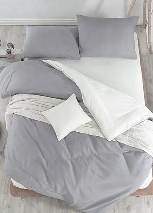 Комплект односпальный поплин люкс микс арктика+циркон moonlight