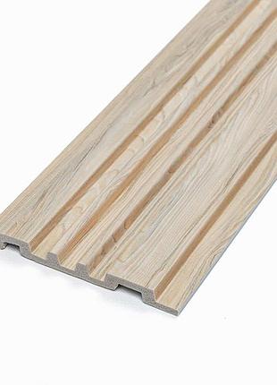 Рейка декоративна ps пісочне дерево 2900х120х12мм sw-00002137-