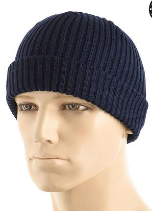 M-tac шапка вязаная 100% акрил dark navy blue