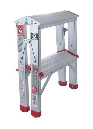 Драбина двостороння intertool 440 мм x 2 ступені (lt-1102)