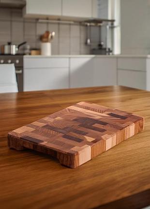 Разделочная доска из дуба 30*50 см домино c54w300500d