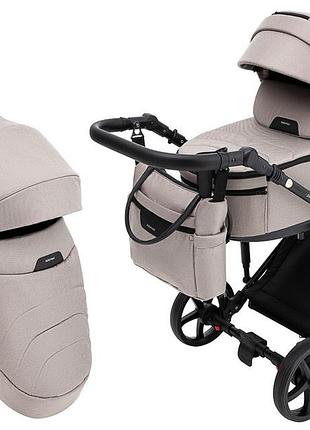 Коляска 2 в 1 adamex zico tip tk-72 капучино