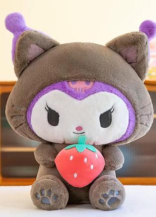 М'яка іграшка велика куромі плюшева із аніме з полуничкою 50 см