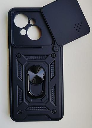 Чехол бронированный противоударный tecno spark go1/go 2025/pop 9 черный