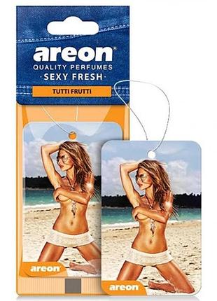 Освіжувач повітря areon сухий листок sexy fresh tutti frutti