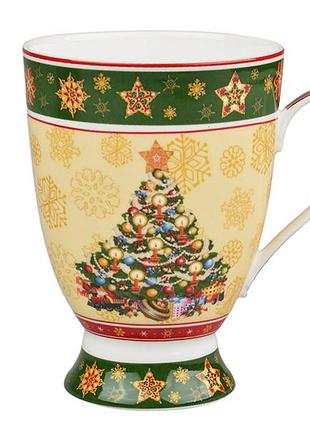 Набор кружек из 4 штук lefard christmas collection 300 мл фарфор 986-022