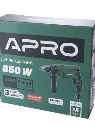 Дрель ударная apro уд 850 (899055) 4