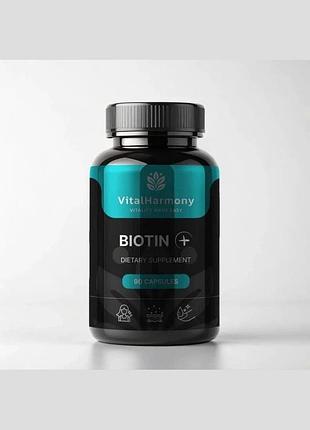 Биотин плюс biotin plus vitalharmony, 90 капсул