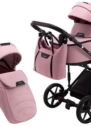Коляска 2 в 1 adamex porto light tip tk-24 рожевий