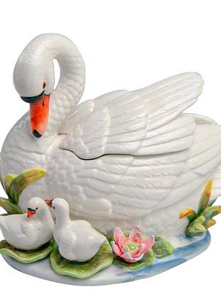 Емкость для хранения lefard лебедь 26х30 см 59-138