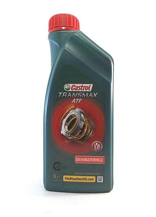 Масло трансмиссии castrol atf transmax dexron iii multivehicle 1l eb-trad3m-12