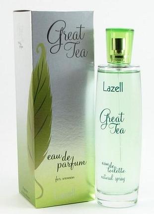 Туалетная вода для женщин lazell great tea 100 мл (5907176583427)