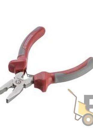 Плоскогубцы 115 мм, прецизионные, комбинированные рукоятки intertool nt-0101
