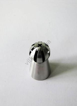 Насадка кондитерская нержавеющая для малазийских тортов д. 3,10 см. выс. 6 см. №117 forkopt