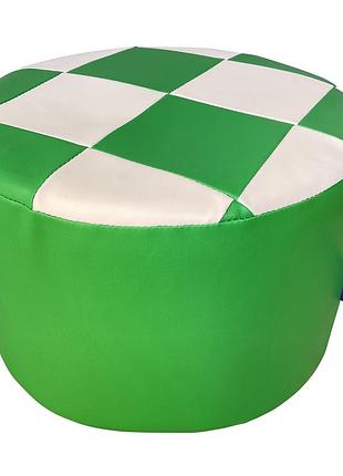 Пуфік каркасний круглий шахматка tia-sport, размер діаметр - 30 см діаметр - 40 см