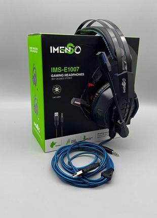 Игровые наушники imenso ims-e1007 rgb usb+3.5