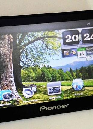 Gps навигатор pioneer pi-712 7 дюймов 8gb ddr 256 mb
