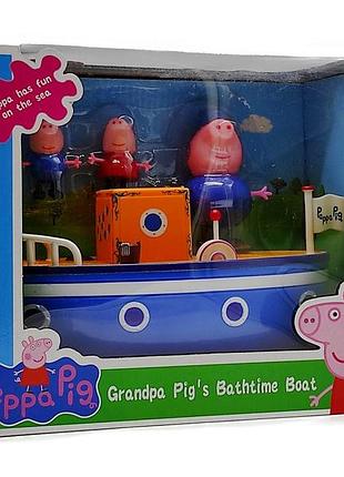 Набор свинка пеппа ap8806a с лодкой