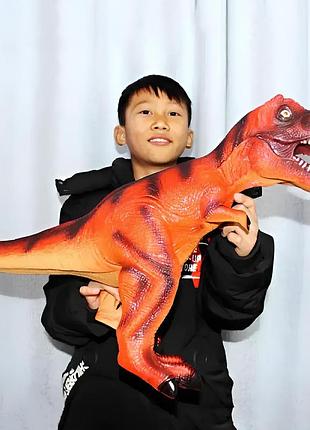 Динозавр игрушка большой динозавр тирекс t rex 650x450 мм yousf