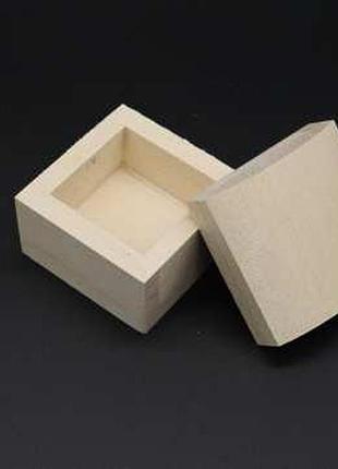 Скринька-заготовка з дерева. куфр. 6х6х6см. без фурнітури. / скринька-заготовка з дерева. куфр. 6х6х6см. без