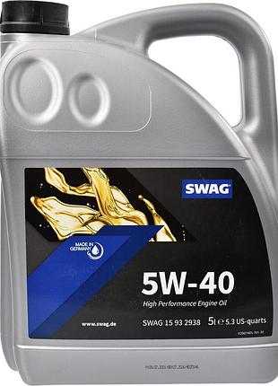 Масло моторное swag 5w40 5l, 15932938