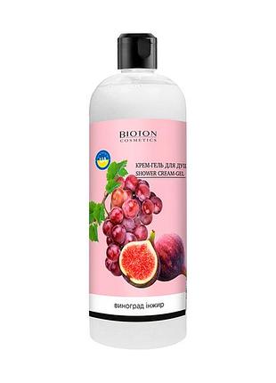 Гель для душа grape & ficus carica виноград, инжир bioton 1000 мл (4820026158594)