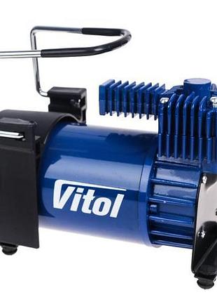 Компресор "vitol" k-55 150psi/23amp /50л/шланг 5,0м/клеми