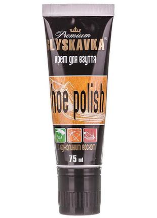 Крем для обуви blyskavka с апликатором 75 мл черный (4820055140270)