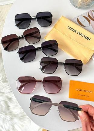 Окуляри сонцезахисні,окуляри бренд louis vuitton ,окуляри на середнє і більше обличчя ,оправа сталева