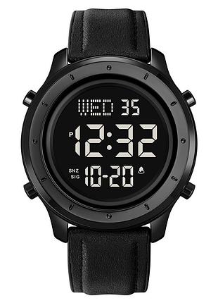 Skmei 1864lbkbk black-black leather sale