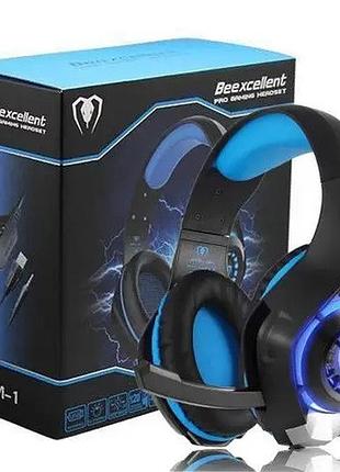 Игровые (геймерские) наушники с микрофоном 6,0*5,0 мм beexcellent gm-1, amazon, германия