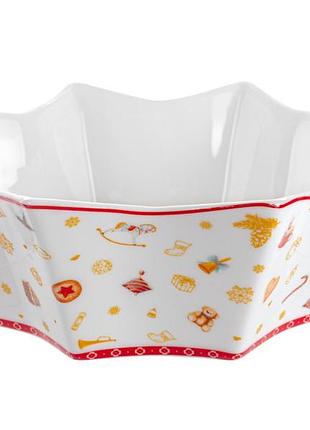 Блюдо салатник lefard рождественская коллекция 23 см 985-125