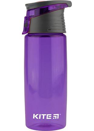 Пляшка для напоїв пластик "kite" 550 мл k18-401-05 фіолетова