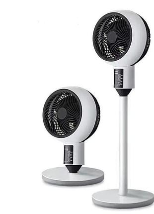 Напольный вентилятор с пультом и led-дисплеем