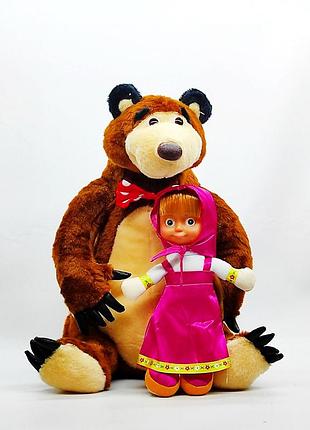 Набор мягкая игрушка маша и медведь 986555-999
