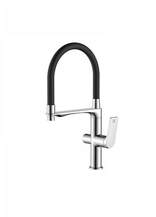 Змішувач для кухні з краном для фільтрованої води mixxus derby хром латунь mi6600