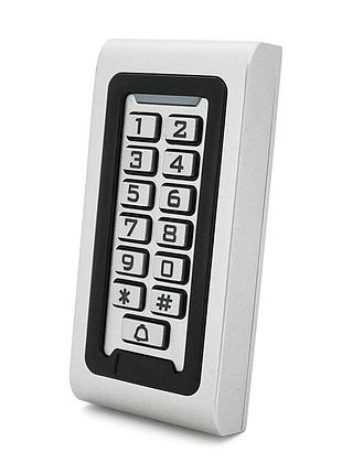 Кодовая клавиатура металлическая со встроенным считывателем proximity карт a1-id (120 х 60 х 20)
