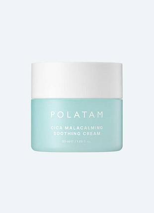Крем для обличчя зволожуючий polatam cica malacalming moisturizing cream, 50 мл